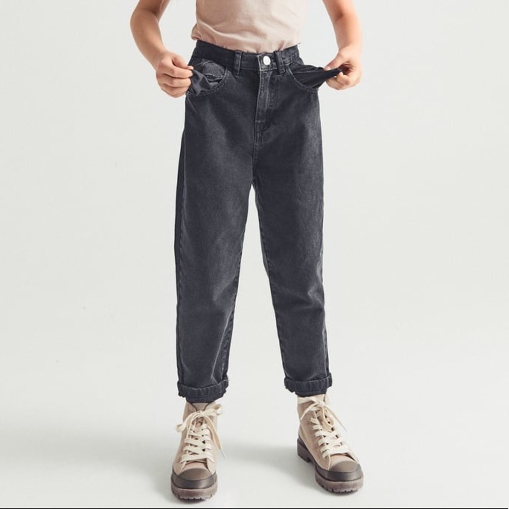 Zara Girls Mom Fit Jeans Size 7